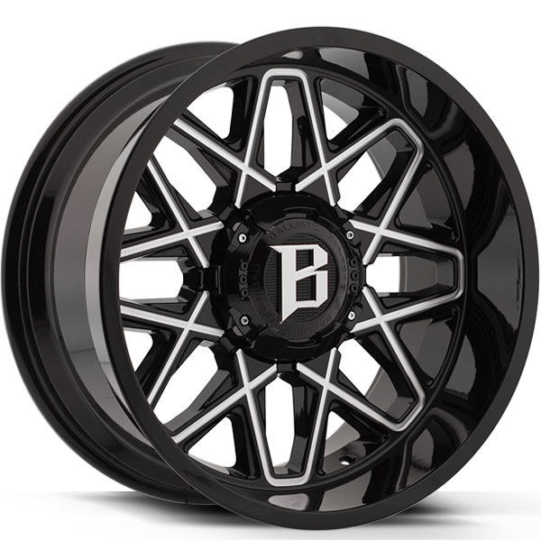 Ballistic 818 Atomic Gloss Black with Milled Spokes