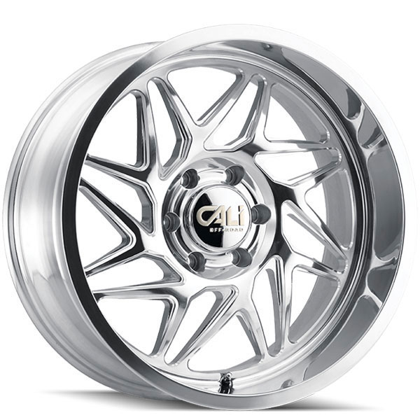 Cali Offroad Gemini 9112 Polished with Milled Spokes