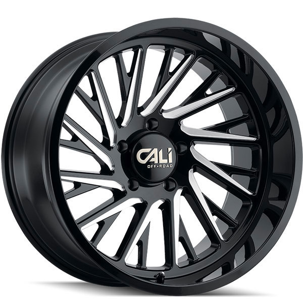 Cali Offroad Purge 9114 Black with Milled Spokes