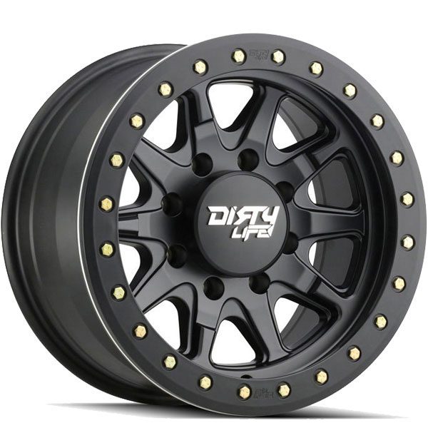 Dirty Life 9304 DT-2 Matte Black with Beadlock Ring