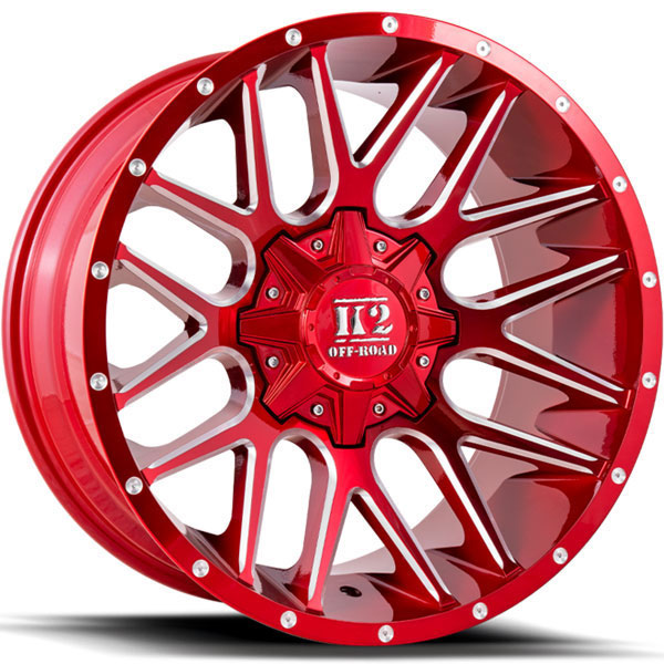 K2 OffRoad K18 Venom Candy Red with Milled Windows