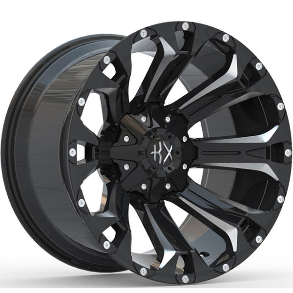 KX Offroad KX11 Gloss Black with Milled Spokes