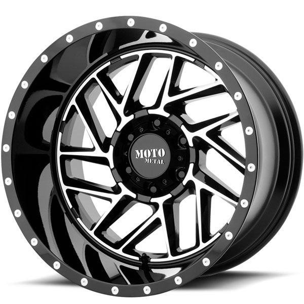 Moto Metal MO985 Breakout Gloss Black with Machined Face
