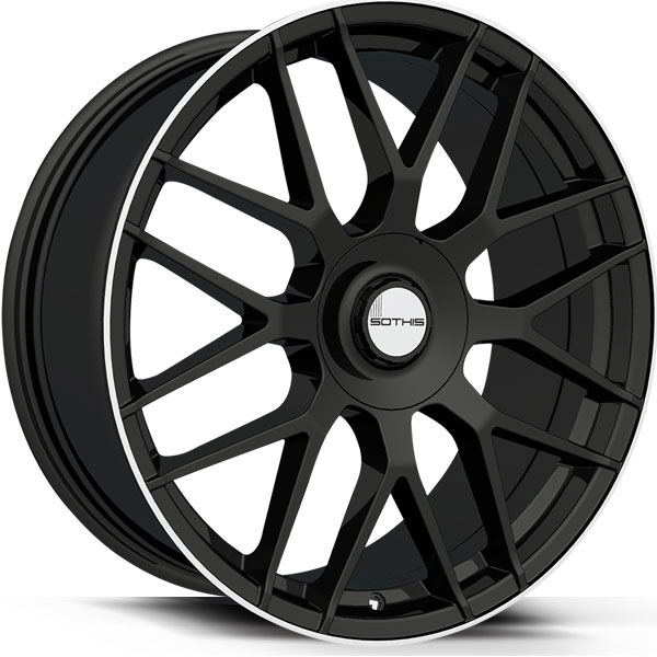 SOTHIS SC104 Gloss Black with Machined Stripe