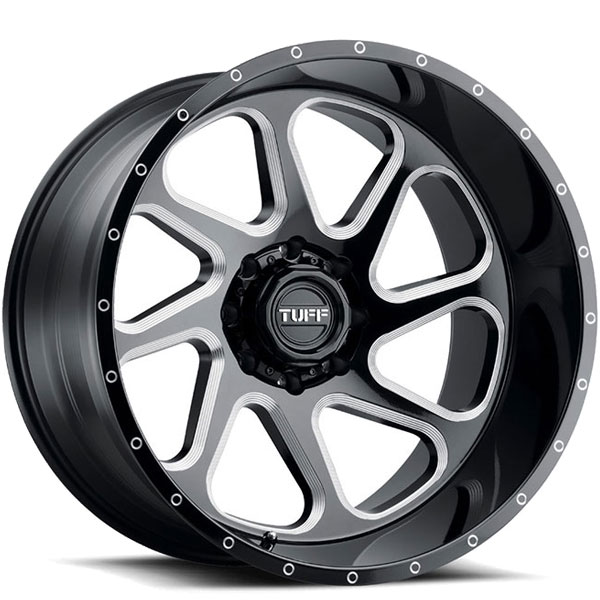 Tuff T2B Gloss Black with Milled Spokes