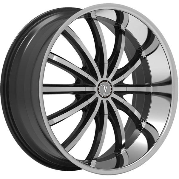 Velocity VW 24 Black with Machined Face